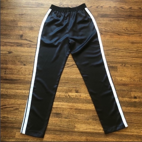 Lovers + Friends Tailored Track Trouser in Black Combo NWT - Picture 7 of 10